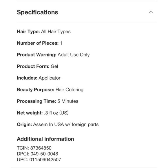 Just for Men 1-Day Beard & Brow Color, Temporary Dye for Beard and Eyebrow Black - Picture 4 of 4